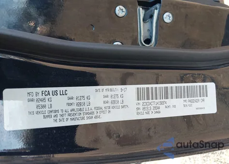 2018 Dodge Charger Daytona Rwd из США, поврежденный, VIN 2C3CDXCT7JH156974